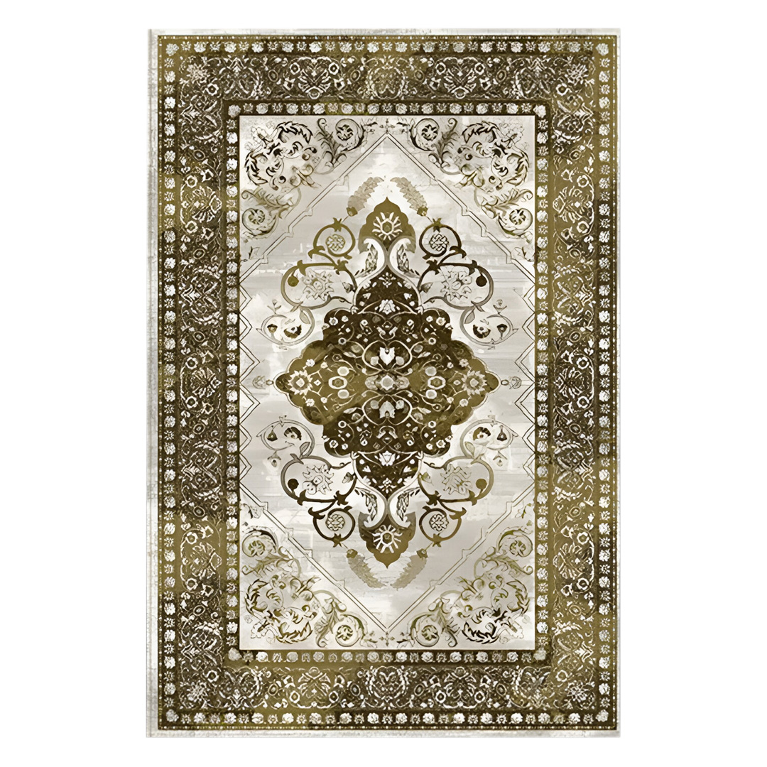 فرش مخمل نادی طرح سنتی کد O106