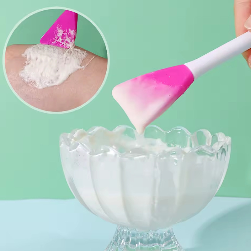 براش مخصوص ماسک و ماساژ سیلیکونی دوطرفه پرزدار