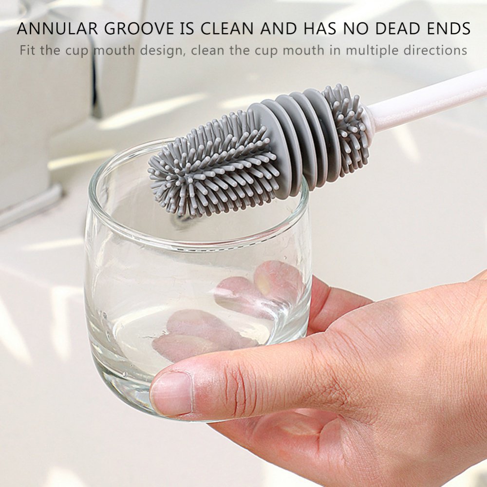 برس سیلیکونی تمیز کننده بطری مدل Lio