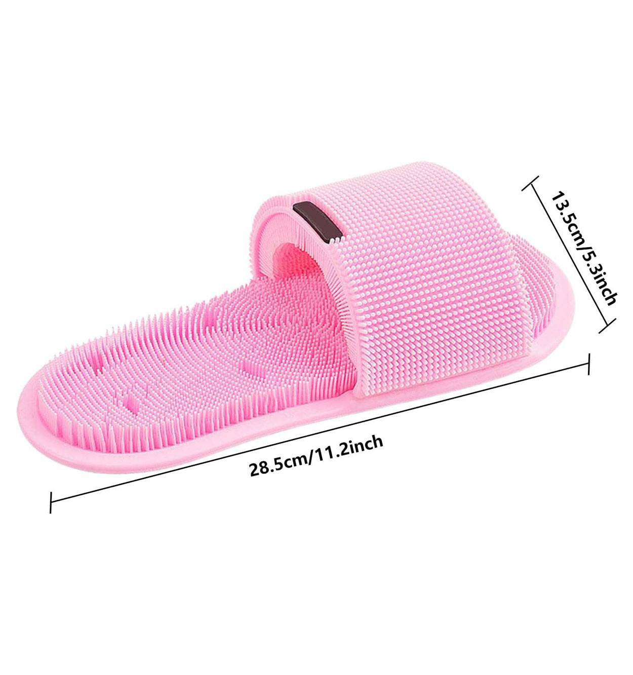 دمپایی سیلیکونی ماساژ و شستشو پا