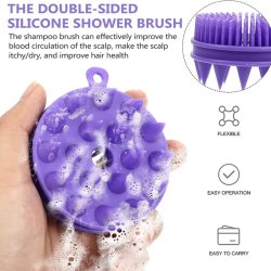 برس ماساژ سر و بدن شور چندمنظوره سیلیکونی