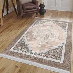 فرش مخمل نادی طرح سنتی کد O107